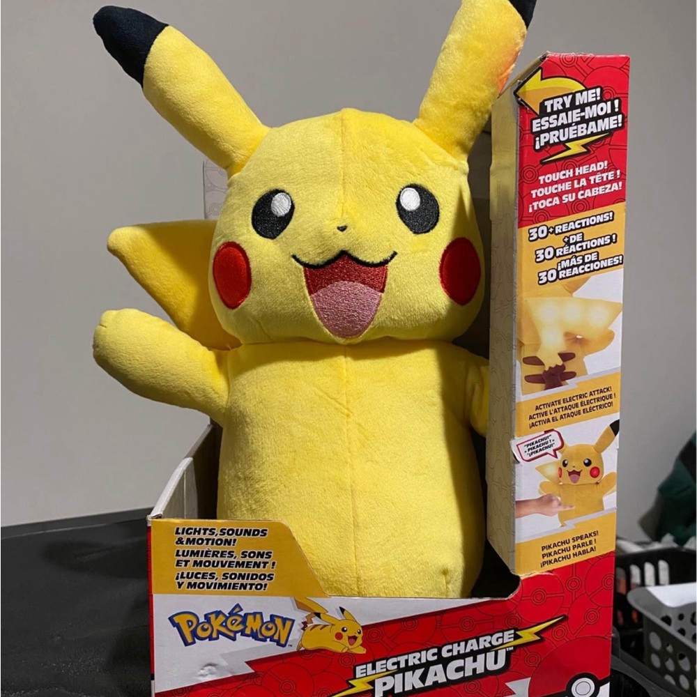 Pokemon Electric Charge Pikachu Plush